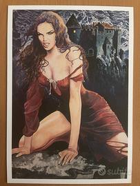 Omaggio a "The Dark Castle" di Milo Manara