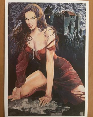 Omaggio a "The Dark Castle" di Milo Manara