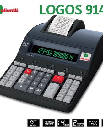 Calcolatrice termica Olivetti Logos 914T