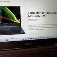 notebook acer aspire 7