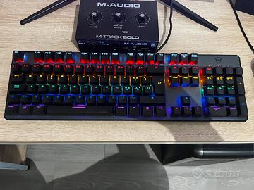 Tastiera meccanica GXT e mouse MARS GAMING