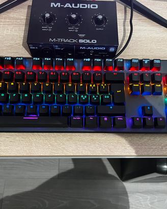Tastiera meccanica GXT e mouse MARS GAMING