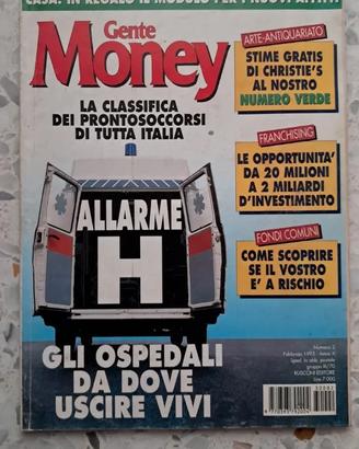 Gente Money Febbraio 1993  Classifica Pronto socco