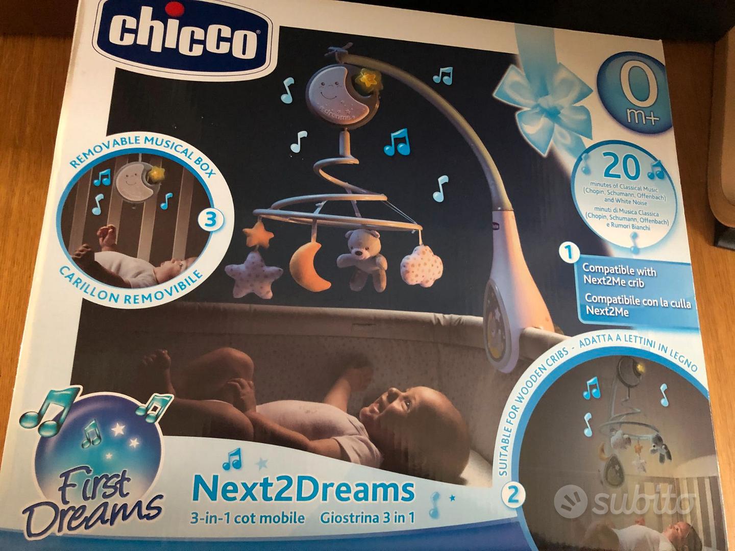 Chicco Next2Dreams Giostrina Neonato 3in1 con