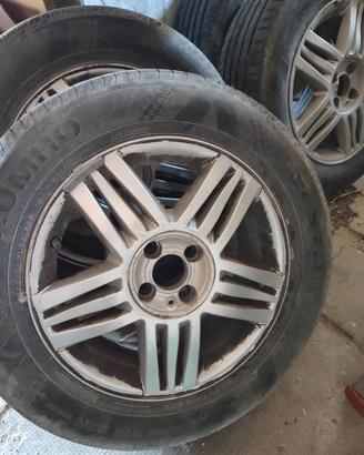 Treno gomme più cerchi in lega comp. Megane 2