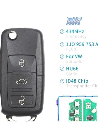 CHIAVE COMPLETA PER VOLKSWAGEN VW BEETLE 02-04 GOL