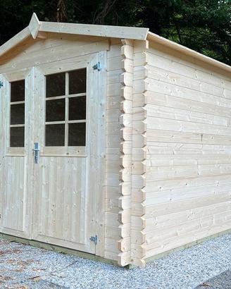 CASETTA DI LEGNO MILANO 200x300x222h spess. 28mm