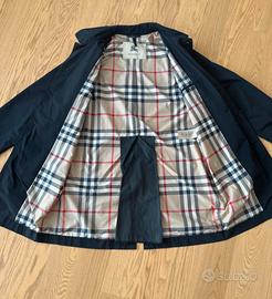 Trench Burberry tg. L blu