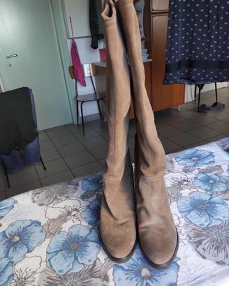 Stivali scamosciati donna