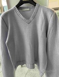 Cucinelli originale maglia scollo a V lavanda