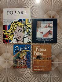 4 x libri arte - pop art - Gaudí -  pittori vari