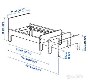 Letto allungabile bambini