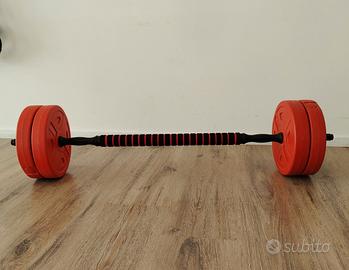 kit manubri e bilancere componibili 50kg ! 