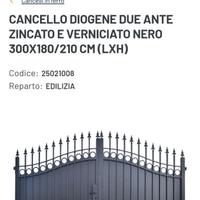 CANCELLO IN FERRO ZINCATO