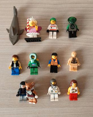 Lotto 12 minifigure Lego con Han Solo e C3p8