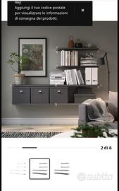 Set mensole salotto bergshult / granhult di IKEA