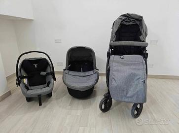 Trio Peg Perego + base isofix + stand culla