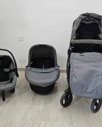 Trio Peg Perego + base isofix + stand culla
