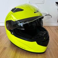 CASCO HP5.41 CON VISIERINO PARASOLE - GIALLO FLUO