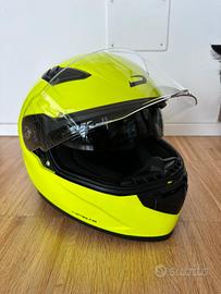 CASCO HP5.41 CON VISIERINO PARASOLE - GIALLO FLUO