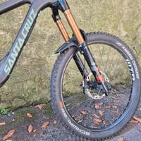 Mtb santacruz nomad carbon taglia m,montata xt
