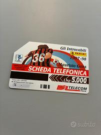 Scheda telefonica da collezione