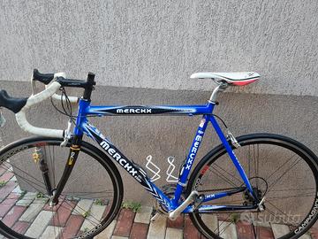 bici corsa eddy merkcs gara 