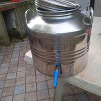 Cisterna 30lt inox 18/10, con cannella