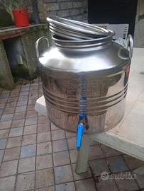 Cisterna 30lt inox 18/10, con cannella