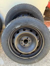 4 Gomme invernali Firestone 185/55 R15 + cerchi