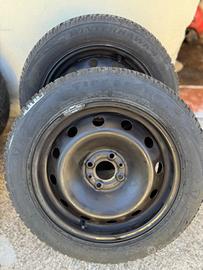 4 Gomme invernali Firestone 185/55 R15 + cerchi