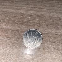 Moneta 10 lire Spiga di grano 1980