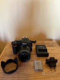 Nikon D3500 + Obiettivo AF-P DX NIKKOR 18-55mm VR