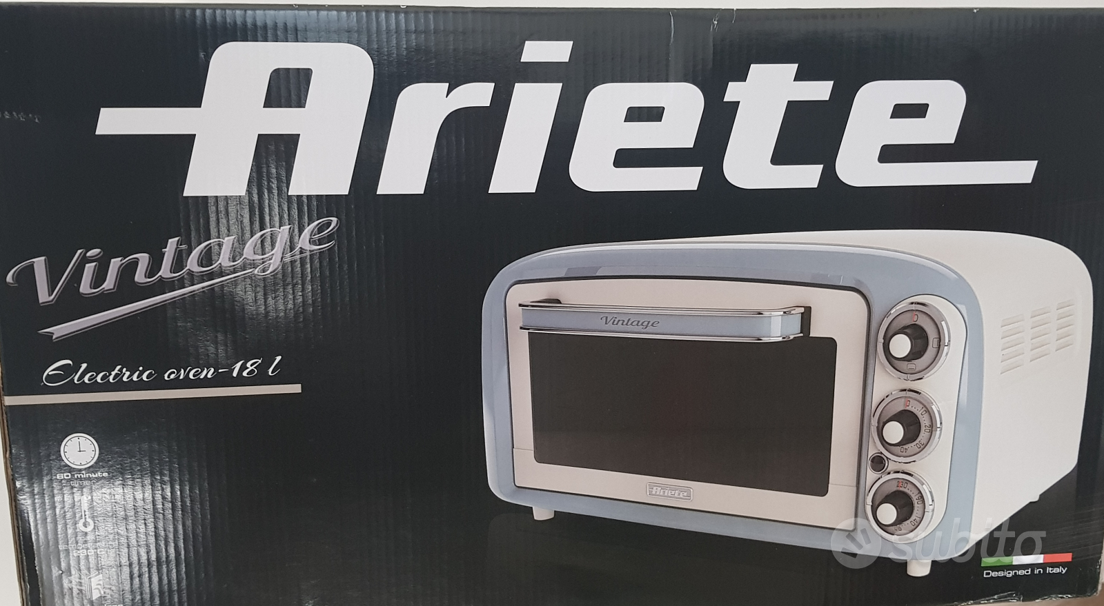 Forno elettrico Vintage Celeste, Ariete 979 - Elettrodomestici In vendita a  Gorizia