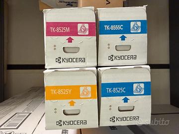 Lotto 4 Toner Originali Kyocera