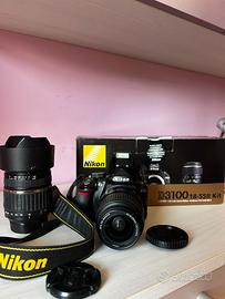 Nikon D3100+ 2 obiettivi