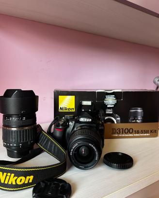 Nikon D3100+ 2 obiettivi