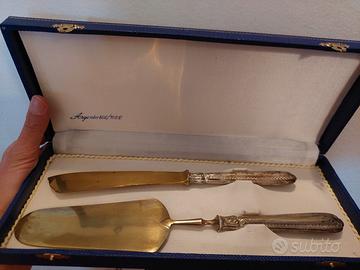 Servizio posate Vintage dessert argento 800/1000