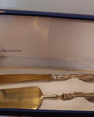 Servizio posate Vintage dessert argento 800/1000