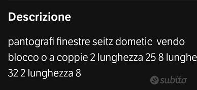 pantografi x finestre seiz 