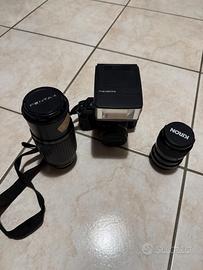 Pentax P30 + obbiettivi e flash