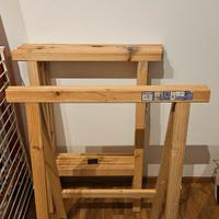 supporti legno caprette 