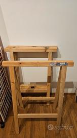 supporti legno caprette 