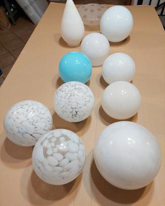 sfere bocce in vetro vintage 