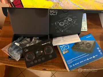 Sound Blaster GC7 – Pari al nuovo + accessori