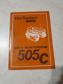 Libretto uso/manutenzione Trattore Fiat 505 C
