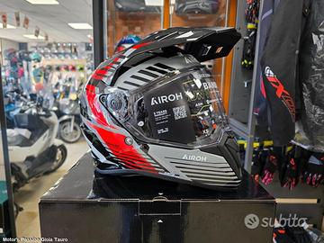 AIROH Casco ON-OFF Bandit - Spicy - Red