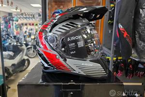 AIROH Casco ON-OFF Bandit - Spicy - Red