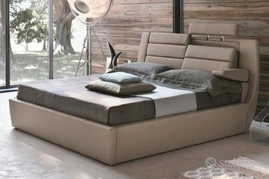 Letto matrim. over size rete 195*160 contenitore