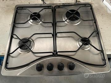 Piano cottura x cucina a gas 4 fuochi